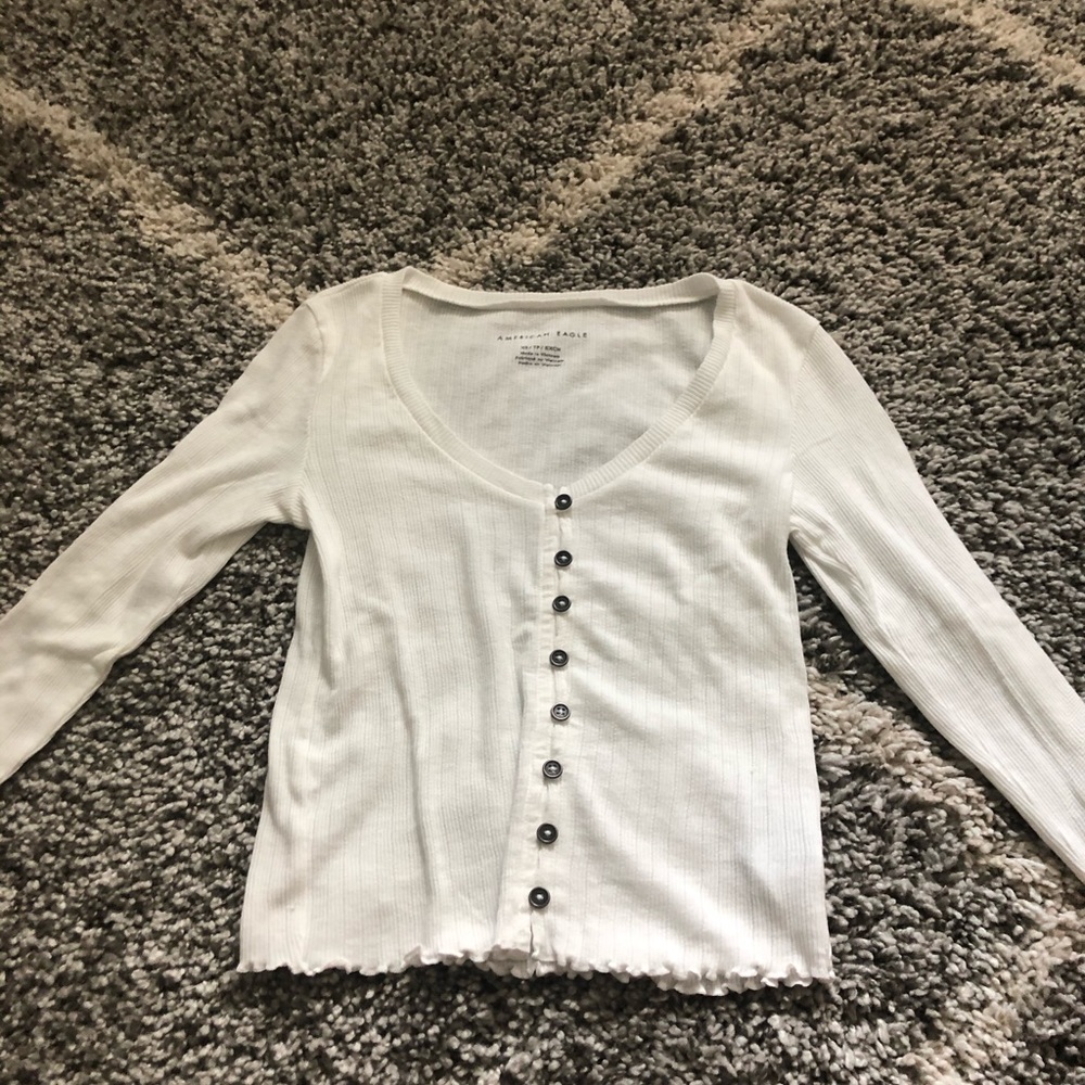 American eagle long sleeve ribbed top.
